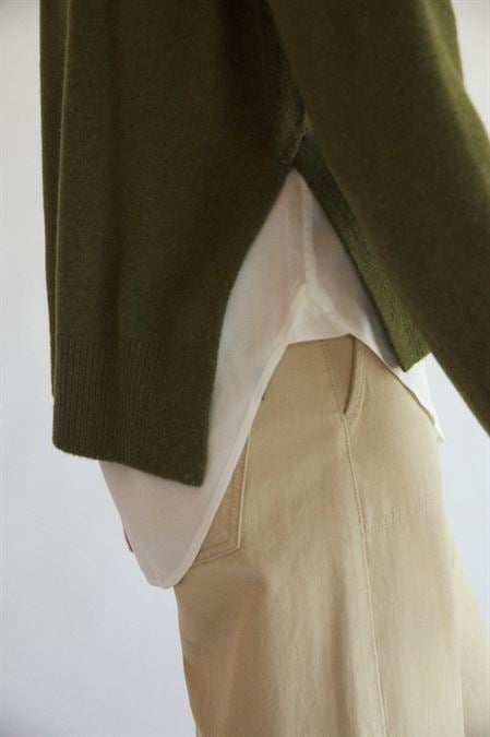 Pull en laine recyclé - Gaknpinor - vert foncé - fairytale