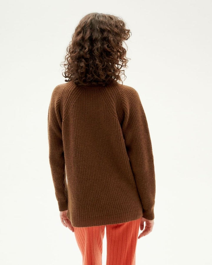 Pull laine biologique extra-fine - Matilda - marron - fairytale