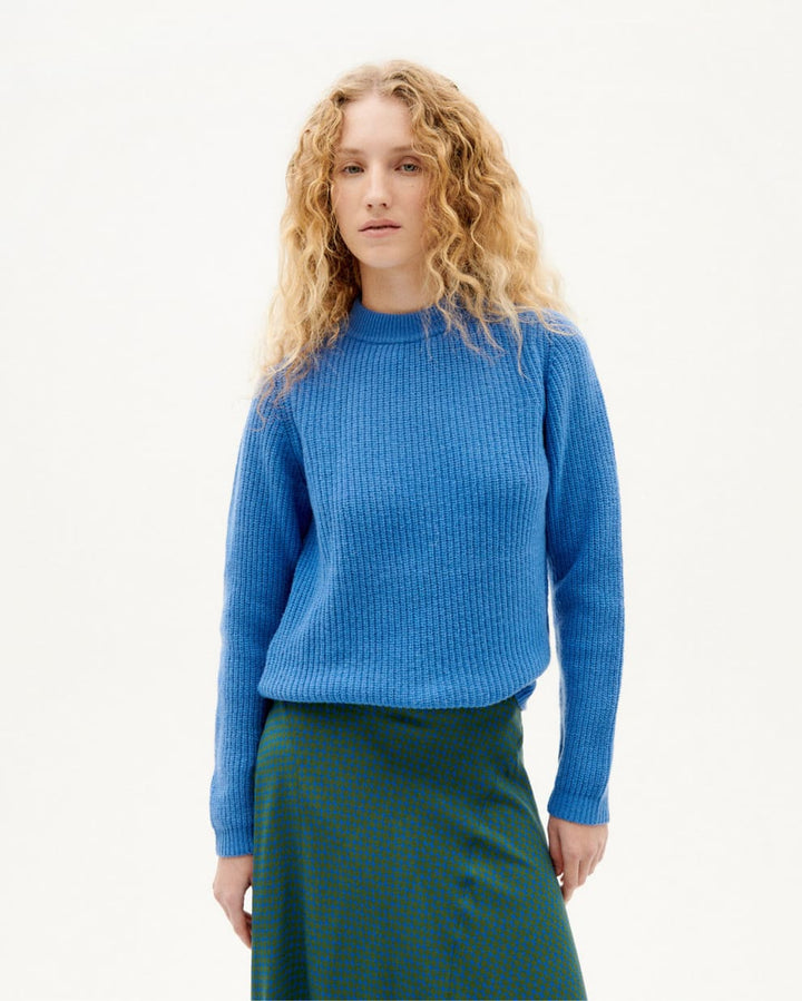 Pull laine biologique - Hera - bleu - fairytale