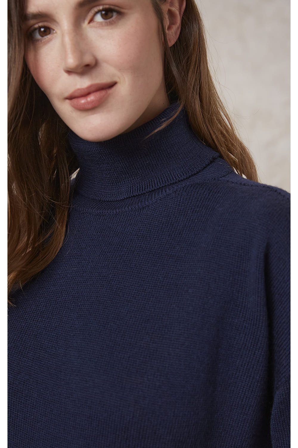Pull laine biologique - Rishima - bleu marine - fairytale