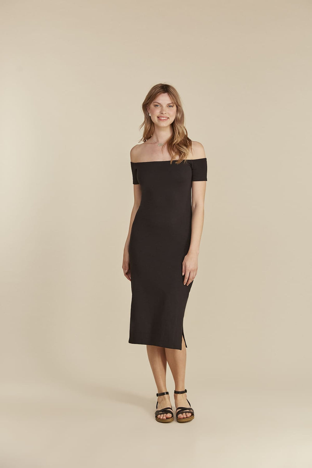 Robe coton biologique - Emer - noir - fairytale