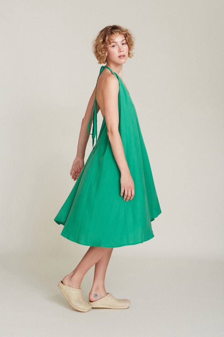 Robe courte tencel® - Mp Short - vert flash - fairytale