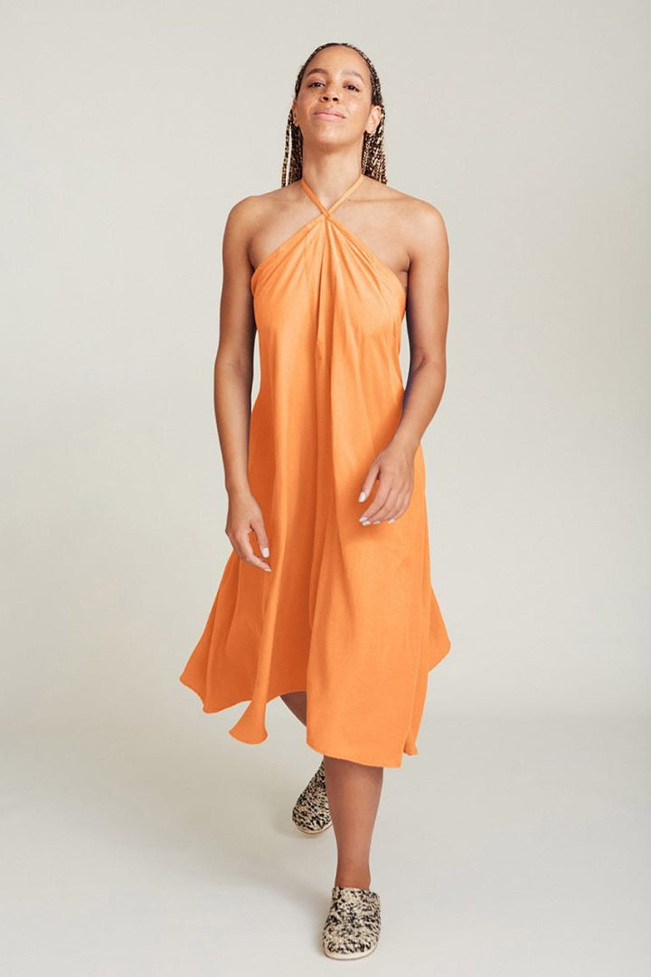 Robe courte tencel® - Mp Short - orange - fairytale