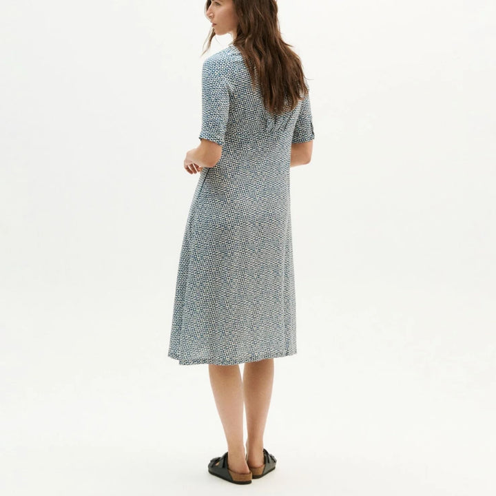 Robe lenzing® ecovero® - Camelia - bleu - fairytale
