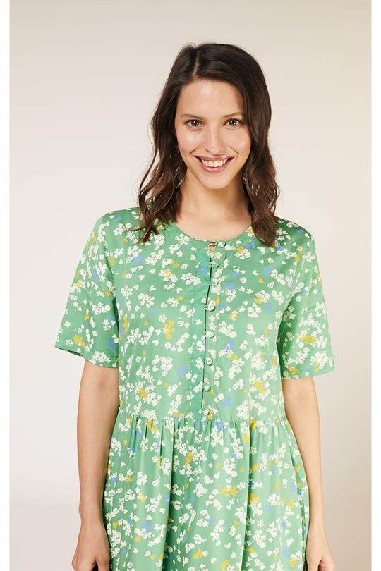 Robe tencel® - Milla - verte - fairytale