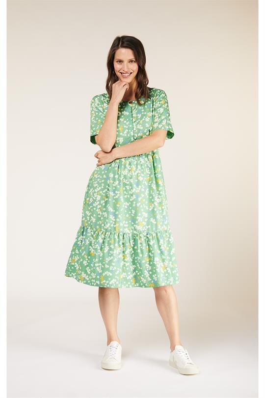 Robe tencel® - Milla - verte - fairytale