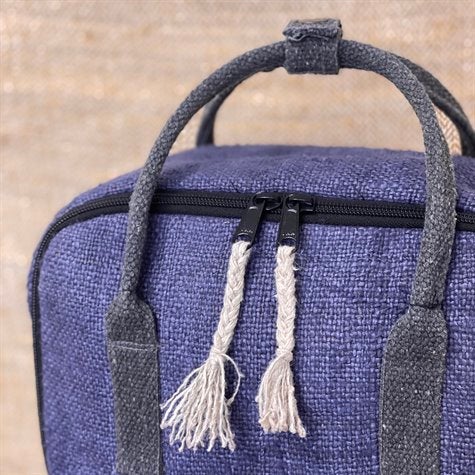 Sac à dos chanvre - Sonam - bleu - fairytale