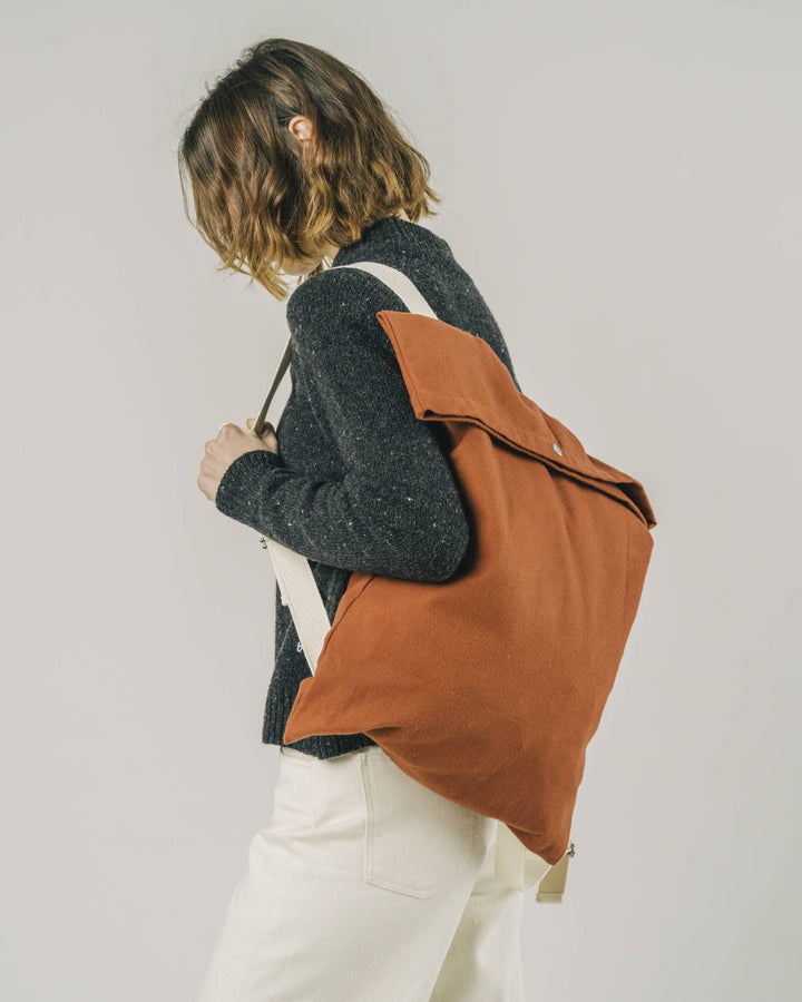 Sac à dos coton biologique - Nebraska - orange - fairytale