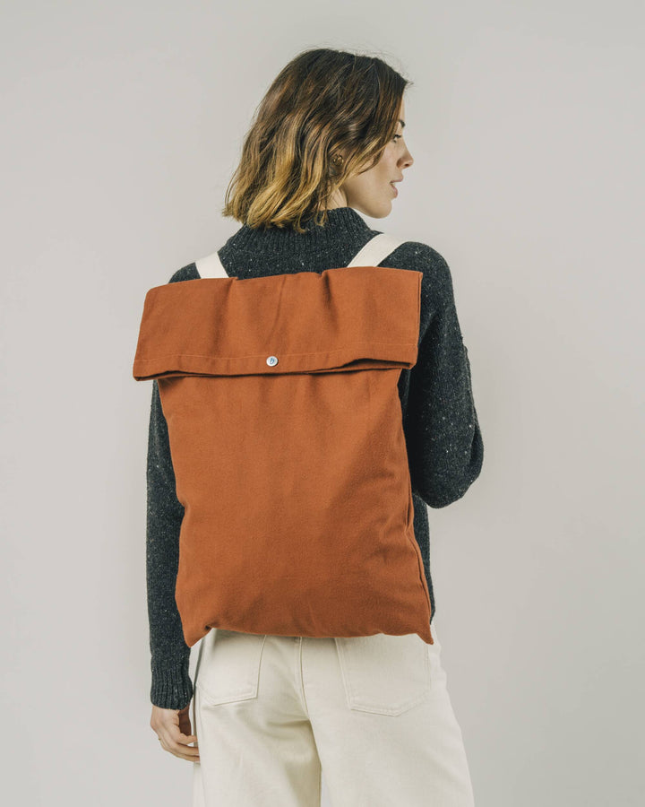 Sac à dos coton biologique - Nebraska - orange - fairytale