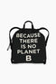 Sac à dos polyester recyclé - There Is No Planet B - noir - fairytale