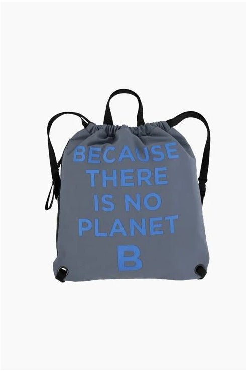 Sac à dos polyester recyclé - There Is No Planet B - bleu - fairytale