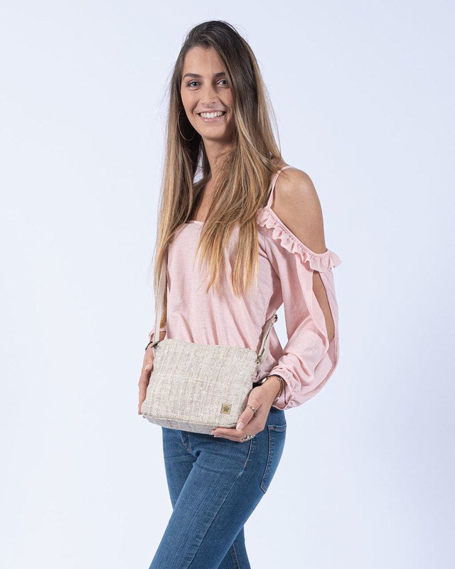 Sac à main chanvre - Trishuli - beige - fairytale