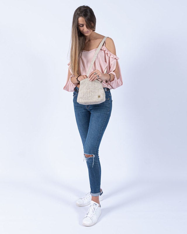 Sac à main chanvre - Trishuli - beige - fairytale