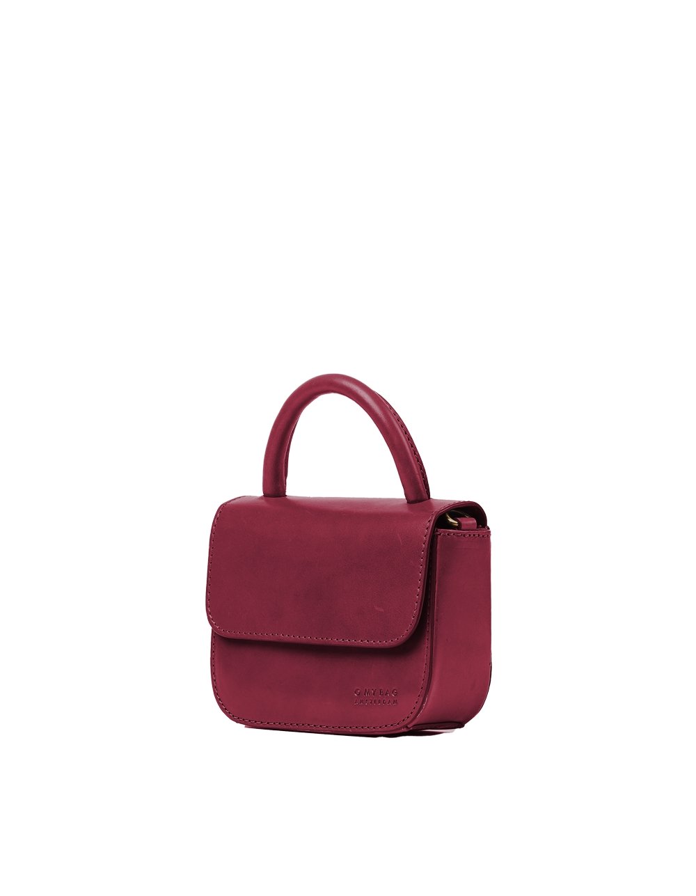 Sac à main cuir tannage végétal - Nano - rouge - fairytale