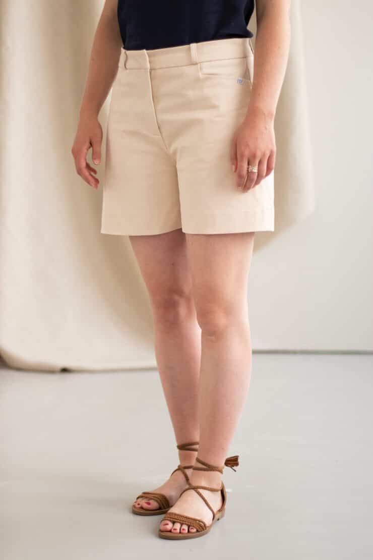 Short lin - Irresistible 1 - Shorts et Jupes de la marque C. BERGAMIA sur fairytale.eco
