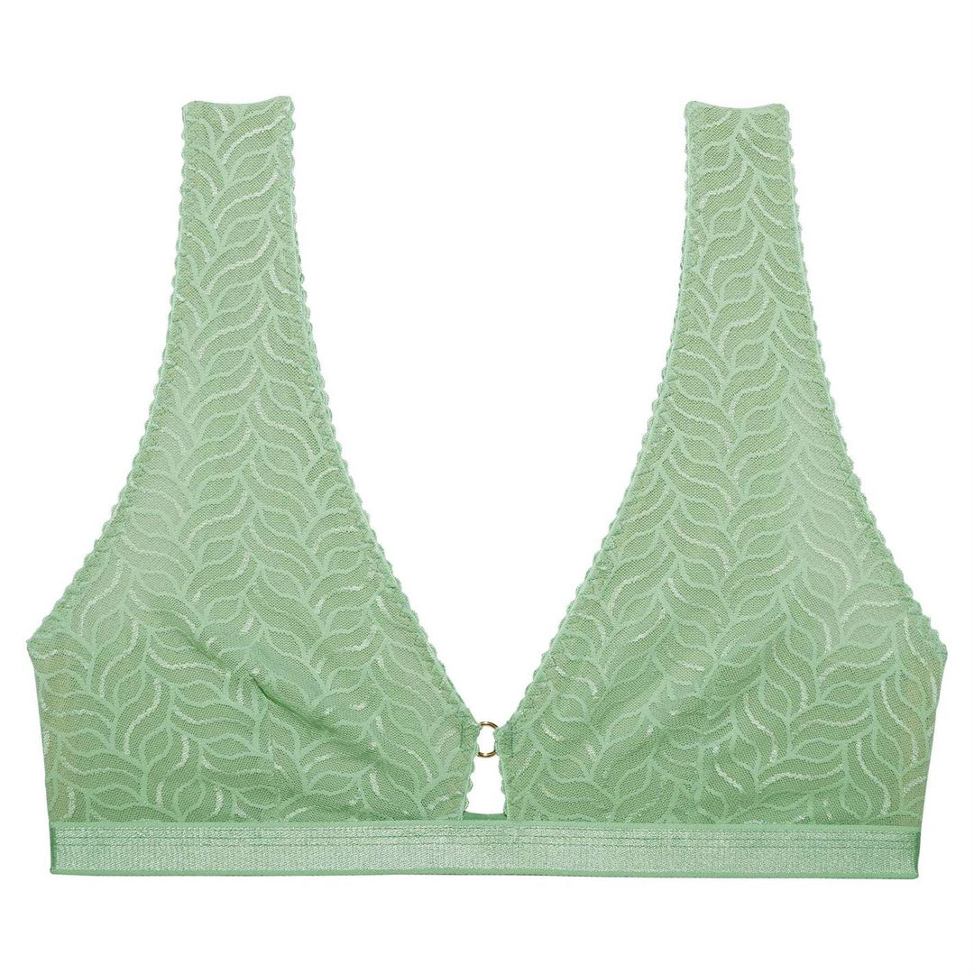 Soutien-gorge en fibres recyclées - Vivi - vert - fairytale