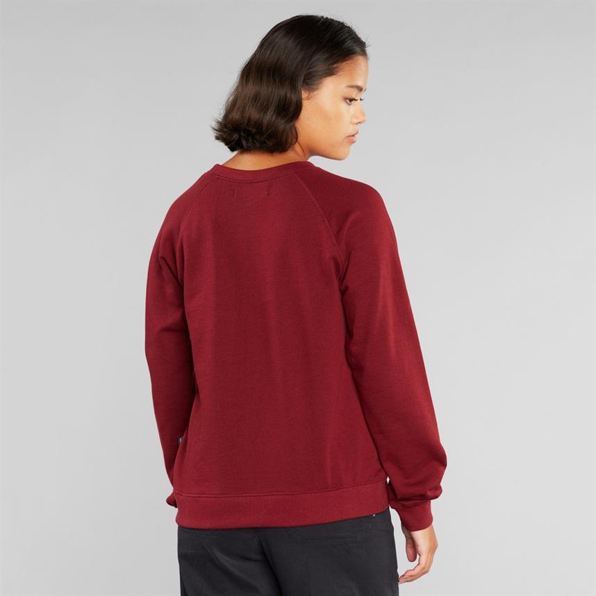 Sweatshirt coton biologique - Ystad - bordeaux - fairytale