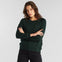 Sweatshirt coton biologique - Ystad - vert foncé - fairytale