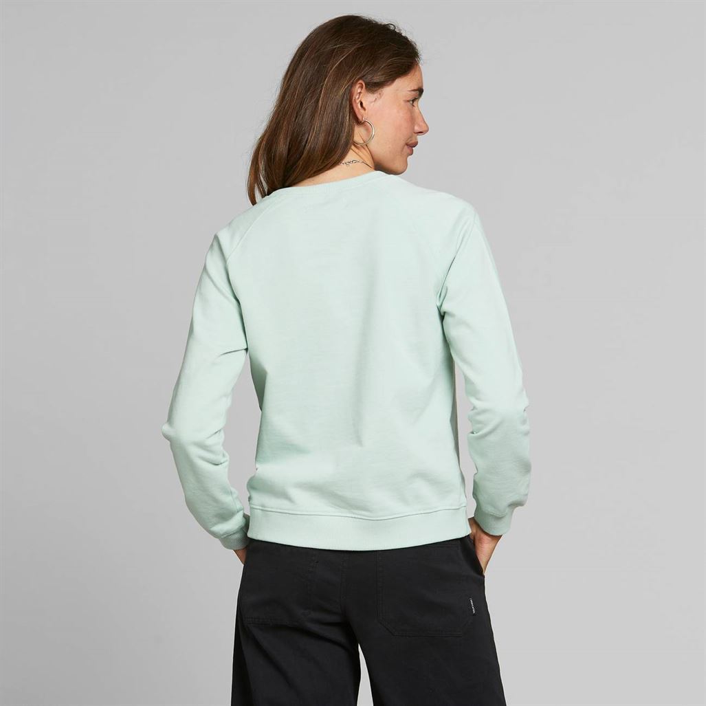 Sweatshirt coton biologique - Ystad - menthe - fairytale