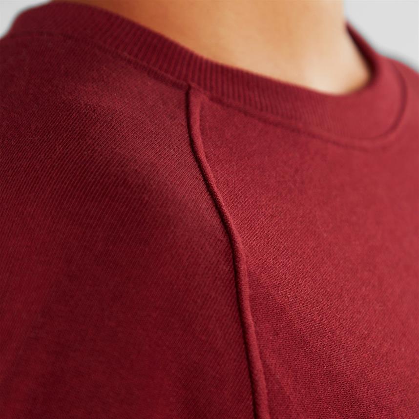 Sweatshirt coton biologique - Ystad - bordeaux - fairytale