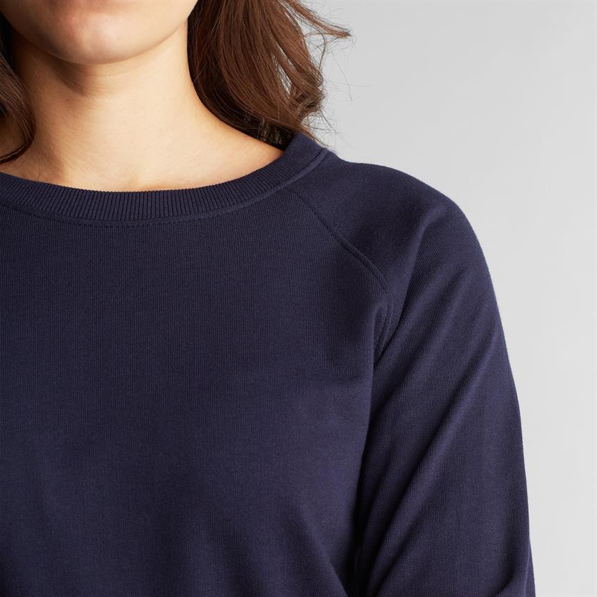 Sweatshirt coton biologique - Ystad - bleu foncé - fairytale