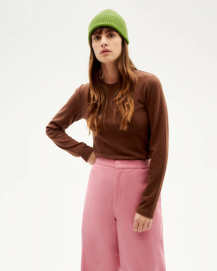 T-shirt chanvre - Carolina - Marron - fairytale