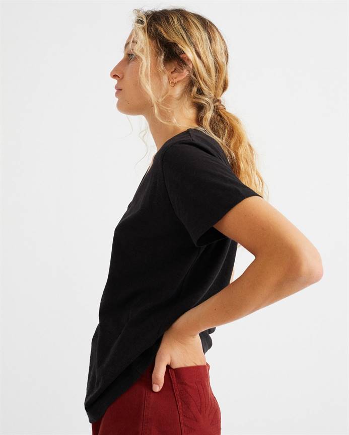 T-shirt chanvre - Clavel - noir - fairytale