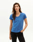 T-shirt chanvre - Regina - bleu - fairytale