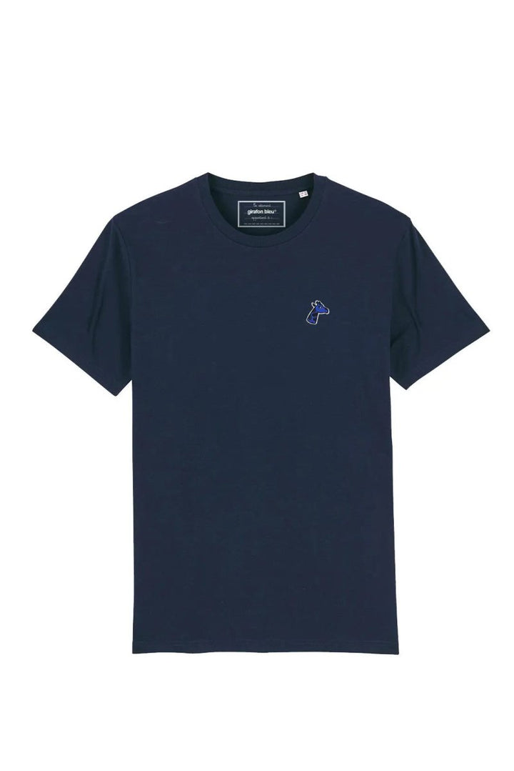T-shirt coton biologique - Brodé - bleu marine - fairytale