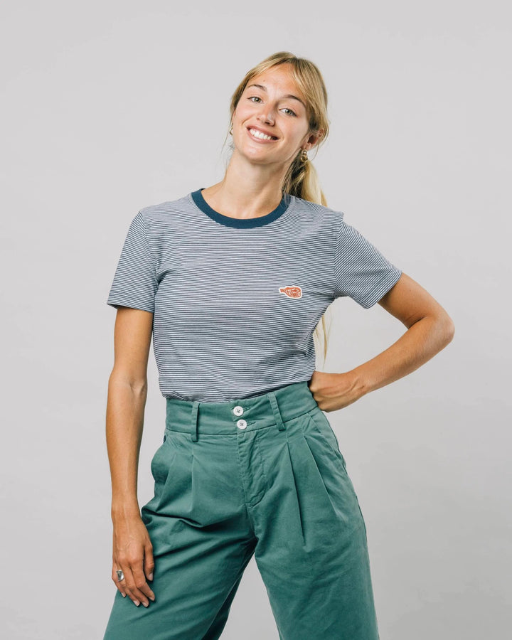 T-shirt coton biologique - Fugu - bleu - fairytale