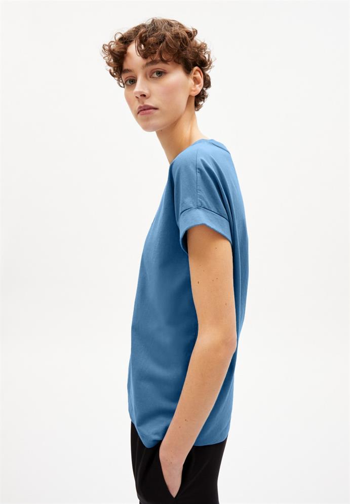 T-shirt coton biologique - Idaara - bleu clair - fairytale