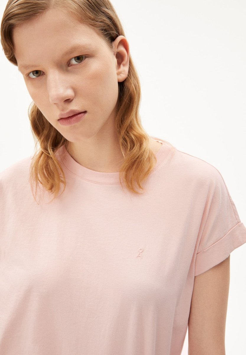T-shirt coton biologique - Idaara - rose quartz - fairytale