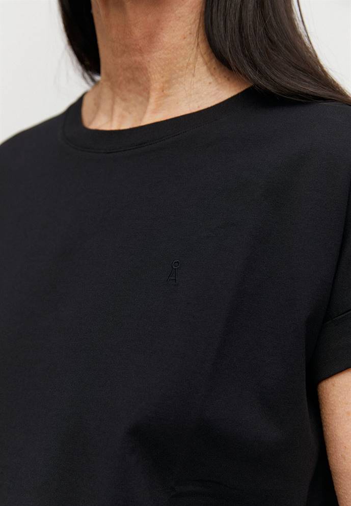 T-shirt coton biologique - Idaara - noir - fairytale