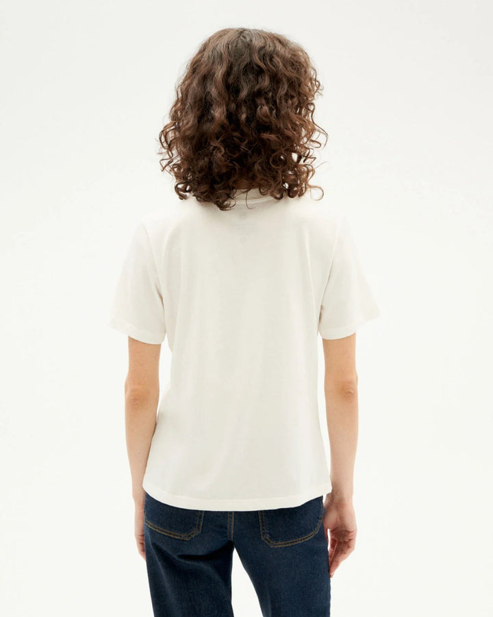 T-shirt coton biologique - Mama Juno - blanc - fairytale