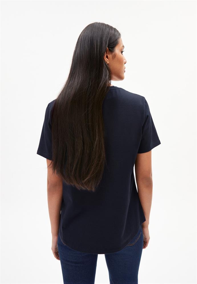 T-shirt coton biologique - Minaa - bleu marine - fairytale