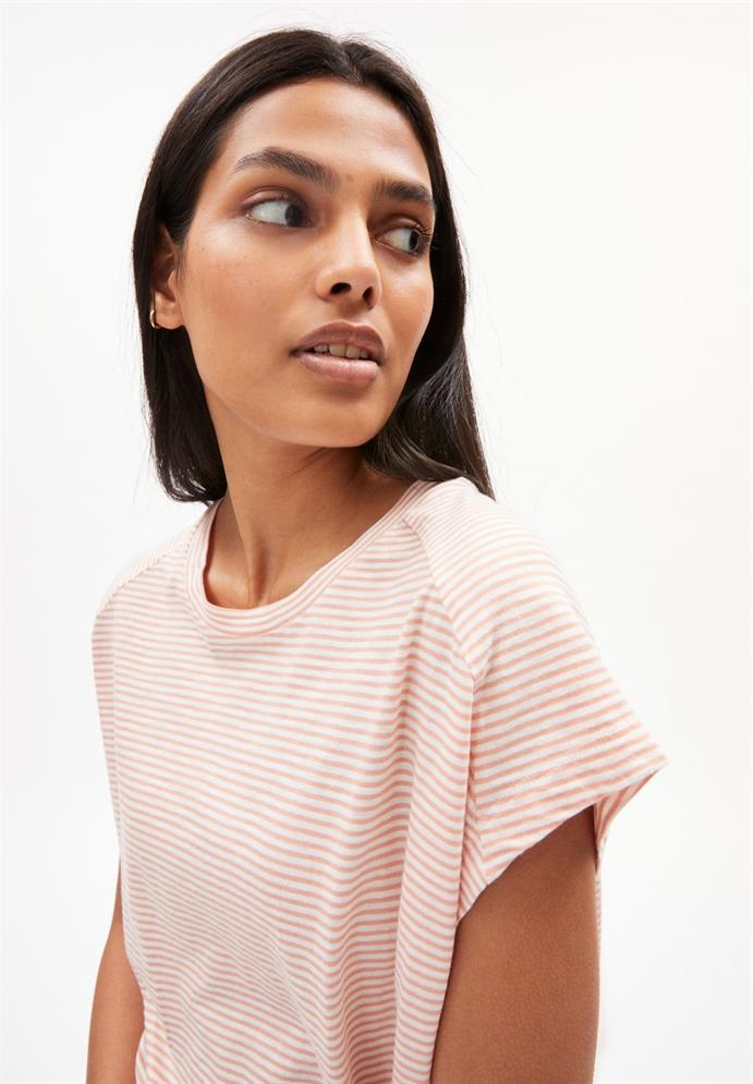 T-shirt coton biologique - Ofeliaa - rose - fairytale