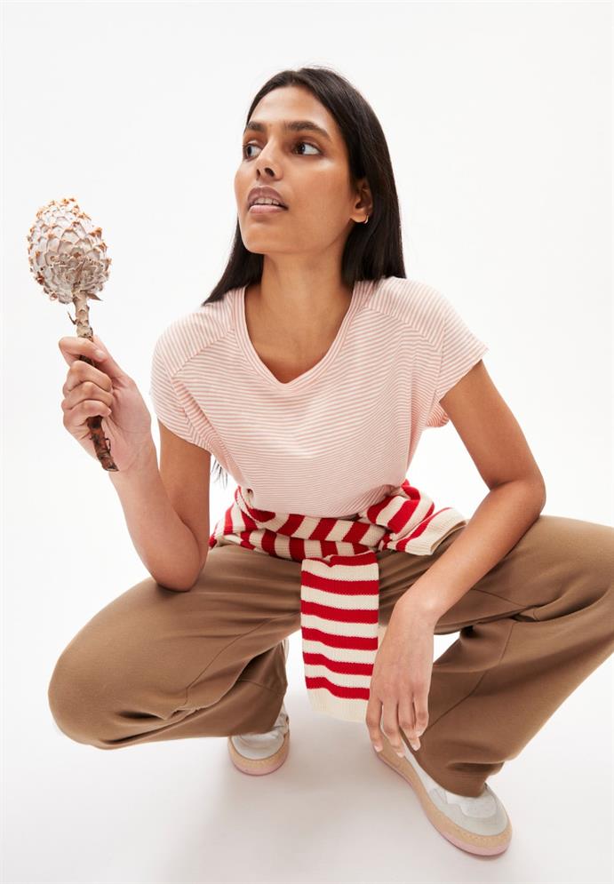 T-shirt coton biologique - Ofeliaa - rose - fairytale