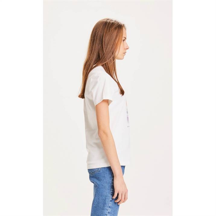 T-shirt coton biologique - Rosa - blanc - fairytale