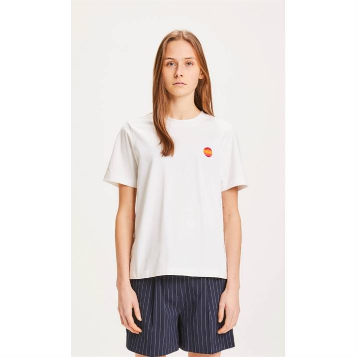 T-shirt coton biologique - Sun - blanc - fairytale