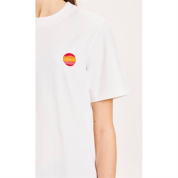 T-shirt coton biologique - Sun - blanc - fairytale