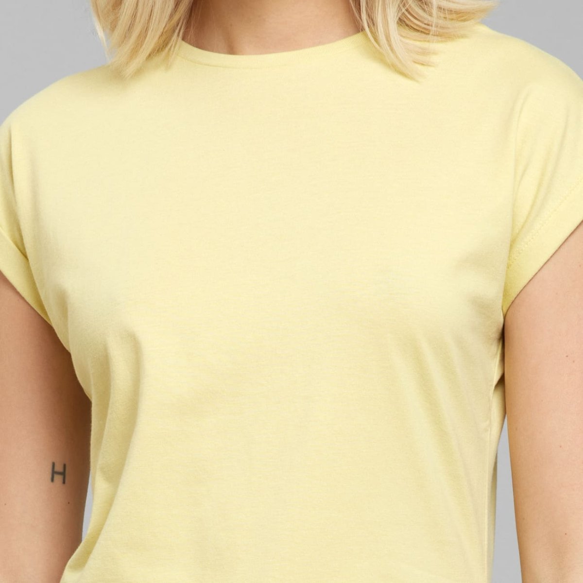 T-shirt coton biologique - Visby - jaune clair - fairytale