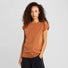 T-shirt coton biologique - Visby - marron - fairytale