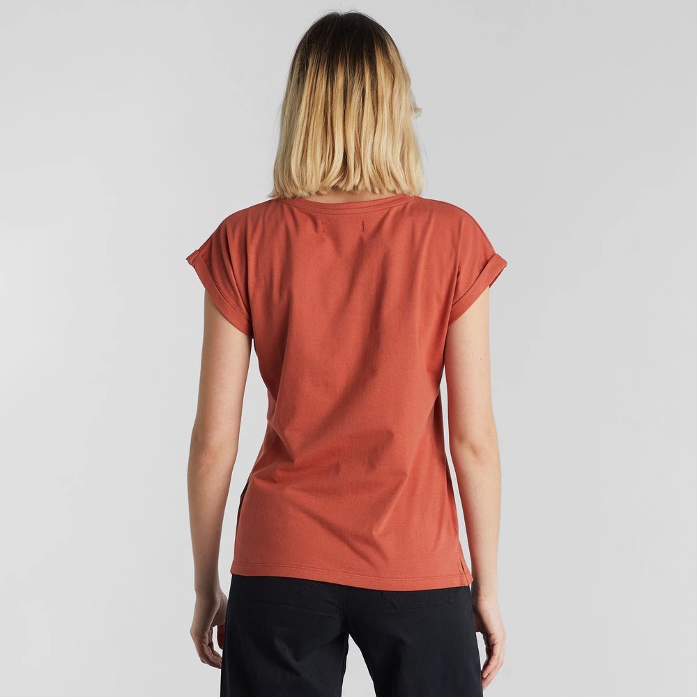T-shirt coton biologique - Visby - terracotta - fairytale