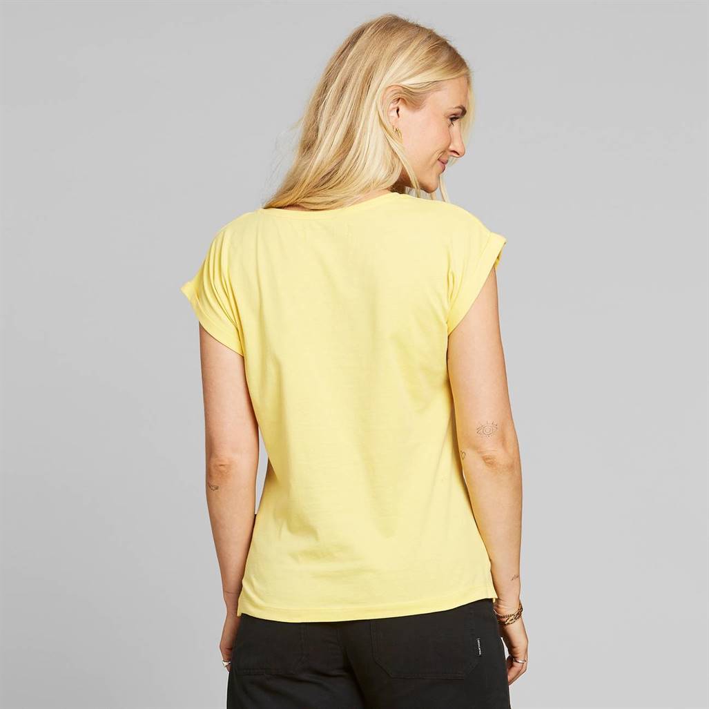 T-shirt coton biologique - Visby - jaune poussin - fairytale