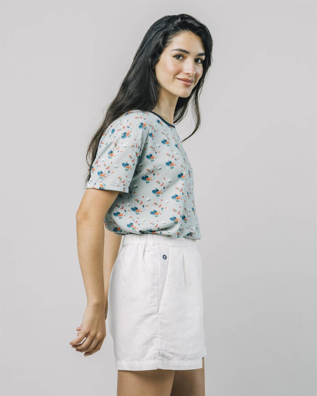 T-shirt ecovero - Lily - bleu - fairytale