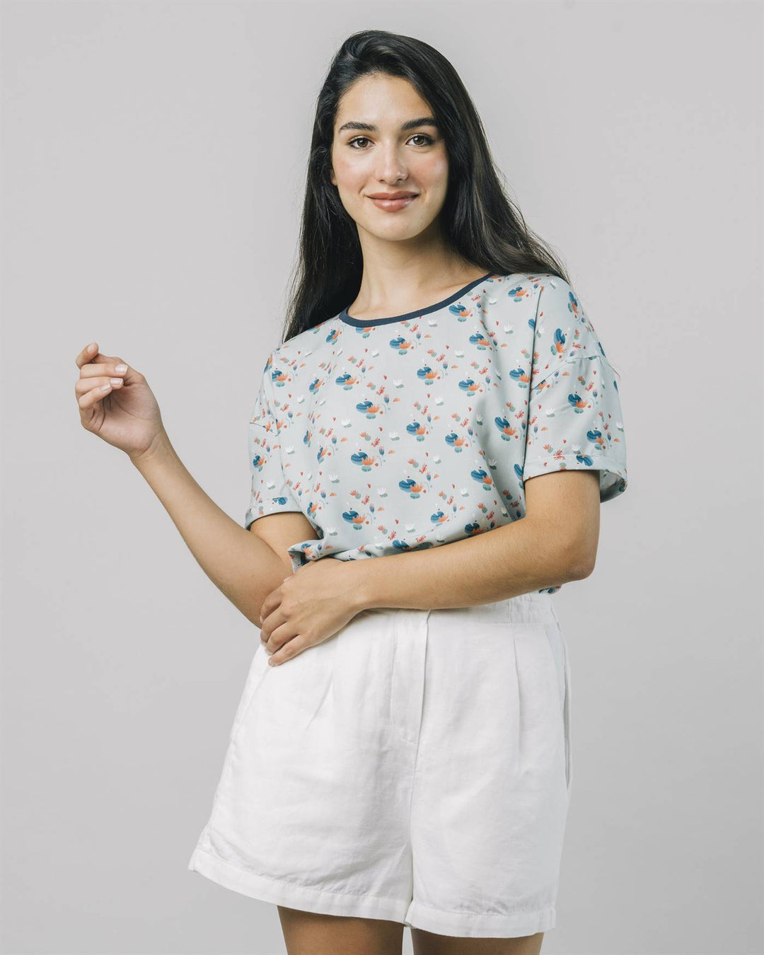 T-shirt ecovero - Lily - bleu - fairytale