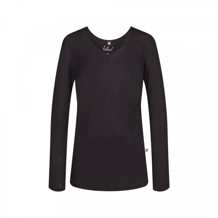 T-shirt manches longues tencel® - noir - fairytale