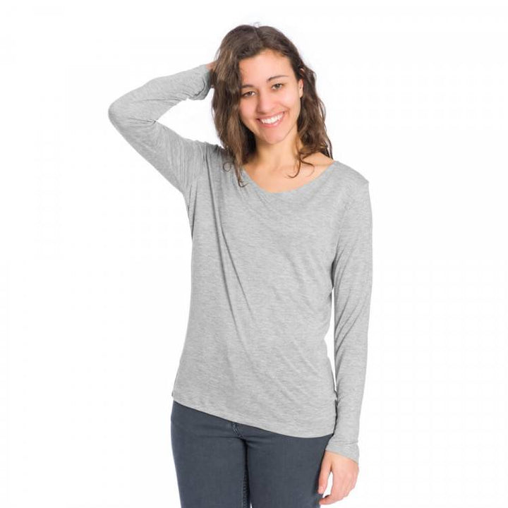T-shirt manches longues tencel® - gris - fairytale