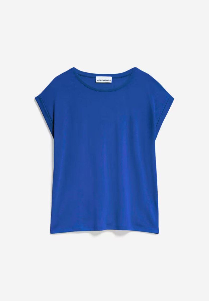 T-shirt tencel® - Jilaana - bleu - fairytale