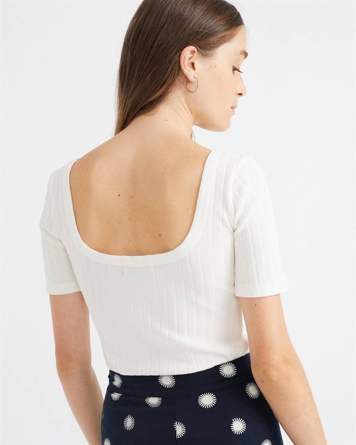 T-shirt tencel® - Trash - blanc - fairytale